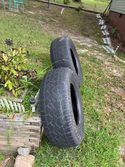 2 used tires.