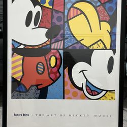 ROMERO BRITTO • Mickey From Head to Toe Poster Art