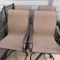 High top outdoor chairs