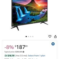 40 Inch Tv: Need It Gone By Friday $100