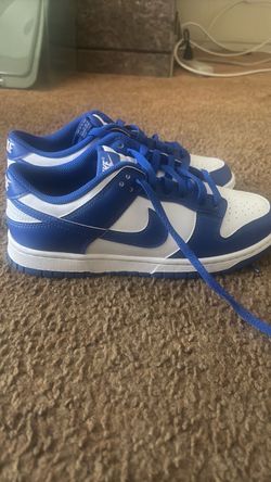 Blue & white Nike dunks