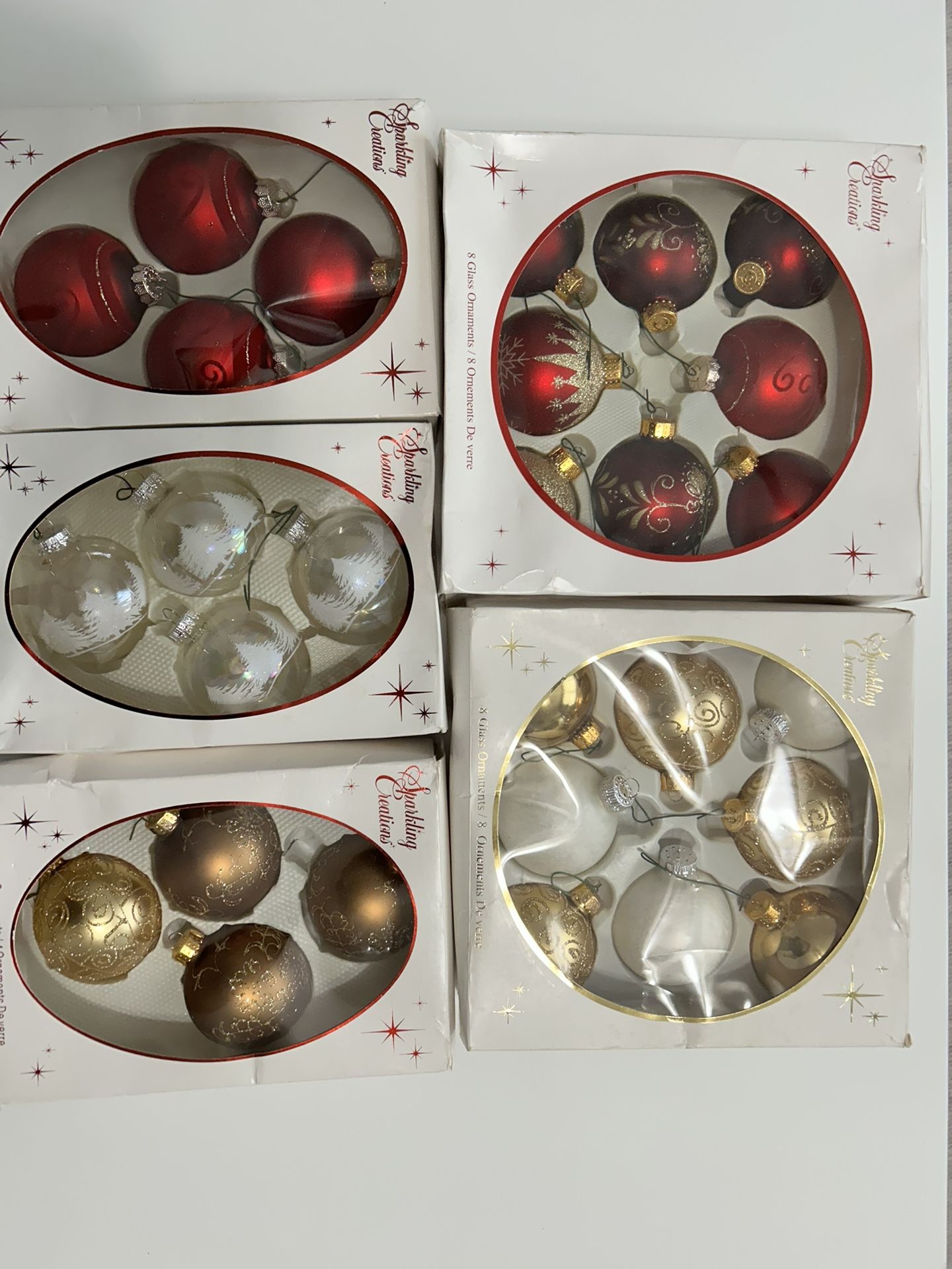 28 Glass Christmas Ornaments