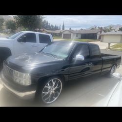 Black Chevy Silverado Truck 