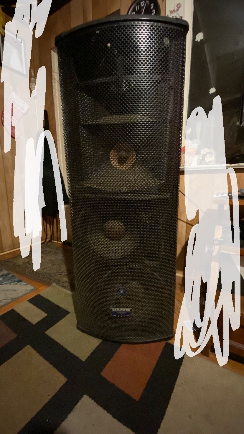 Professional VocoPro Audio Mixer + Mackie SA1232 Speaker