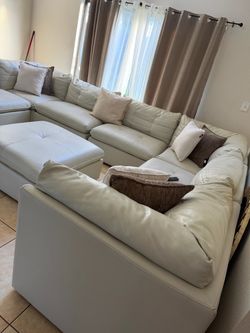10 piece leather living room set