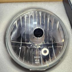 Harley Davidson Headlight 5 3/4" H-D 68380-05 Shield Logo On Glass Motorcycle
