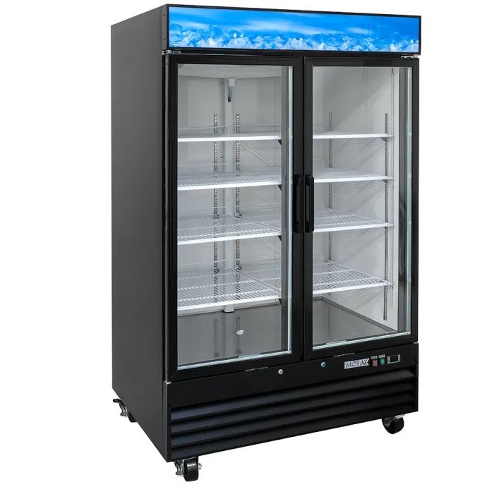MoTak MGD-2DR-48-X 53" Two Section Commercial Fridge Refigerator