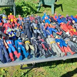 12 inches tall superheroes figures plastic figures 