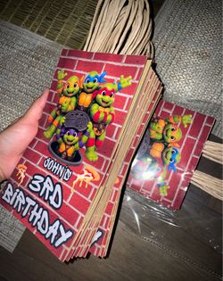 Party Favors TMNT🐢🍕