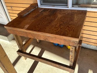 Free small plywood workbench