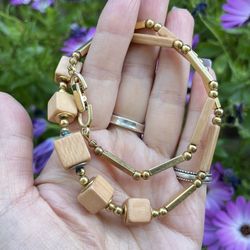 Antique metal necklace 