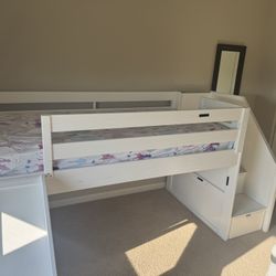 Kids Loft Bed With Slide 