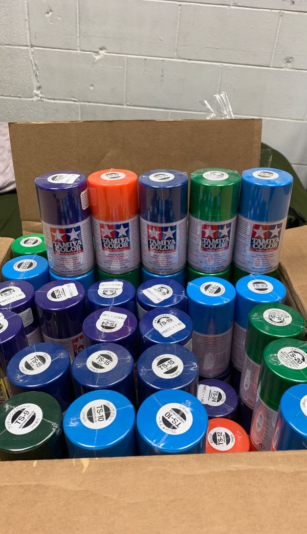 Tamiya color mini Japanese spray paint cans model builders