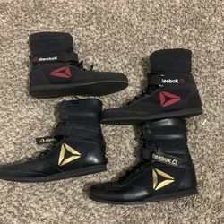 Used Reebok Mayweather Boxing Shoes Size 9 1/2 Men