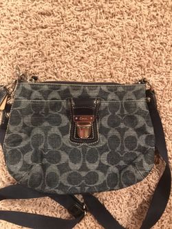 Coach jean purse