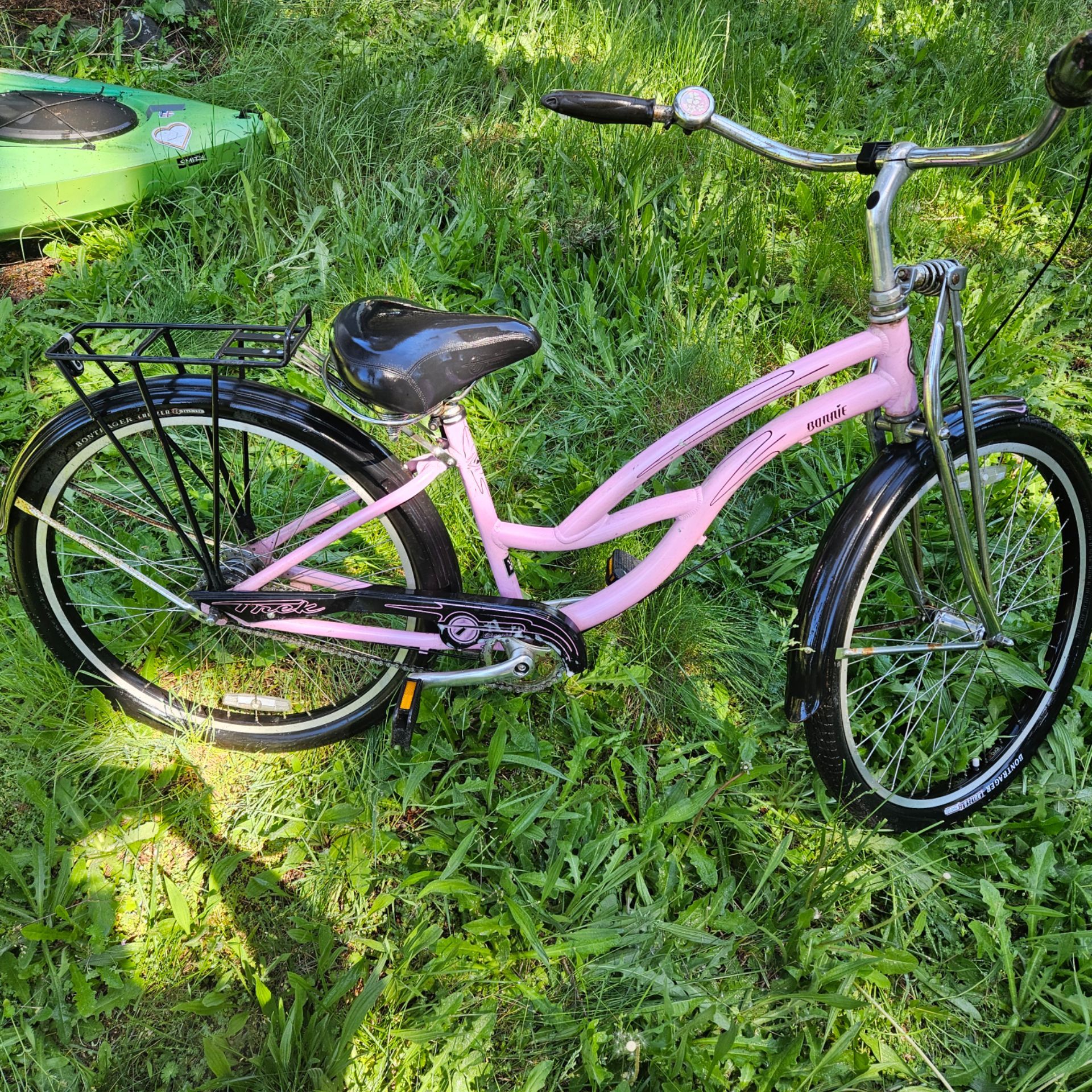 Pink beach cruiser