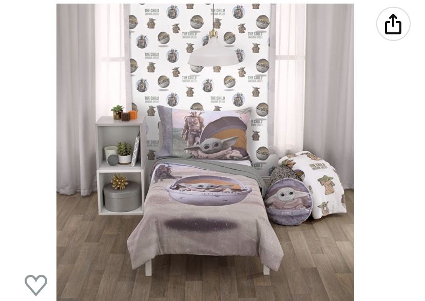 Star Wars The Mandalorian 4-Piece Toddler Bed Set