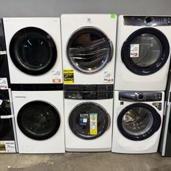 Electrolux Washer & 220 Volt Electric Dryer Laundry Tower ✅
