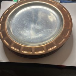 Set of 6 Handcrafted Copper Plates – Cantrell Collection – Made in Mexico