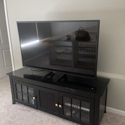 55 Inch LG Used Tv And entertainment Console 
