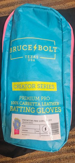 New BRUCE BOLT batting gloves