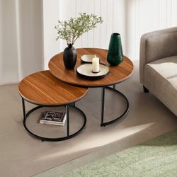 31.5" Round Nesting Coffee Table
