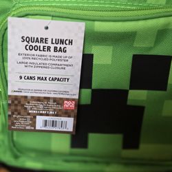 Minecraft Cooler Lunch Bag Cooler Bag Lunch Box Creeper 
