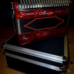 Acordeon (Accordion) Alacran Rojo Tono Sol
