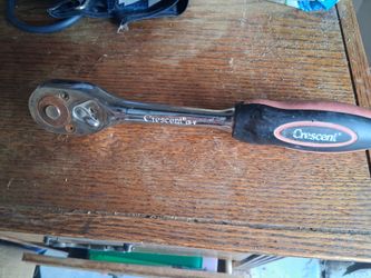 Crescent CR-V teardrop ratchet wrench with a dual-material cushion grip.