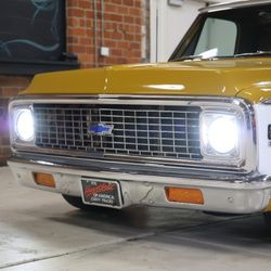 1962 To 1979 Chevy C10 Pickup Truck Glass LED Headlights