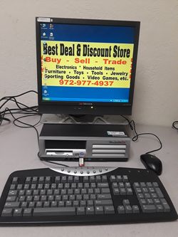 Desktop computer set