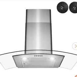 Over-the-Range Glass Hood