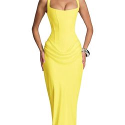 Square Neck Satin Mermaid Prom Dresses Long for Women Spaghetti Straps Bodycon Formal Ball Evening Gowns