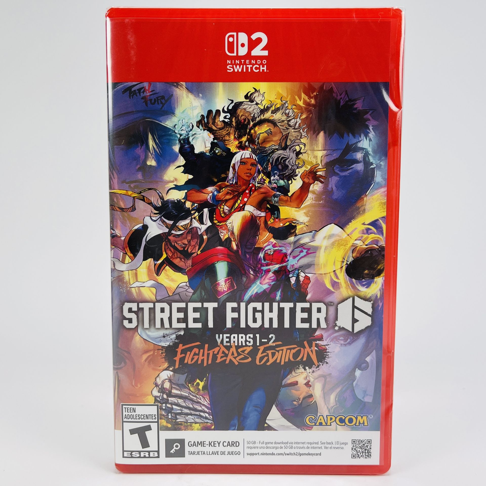 Street Fighter 6 Year 1-2 Fighters Edition for Nintendo Switch 2 (Game-Key Card)