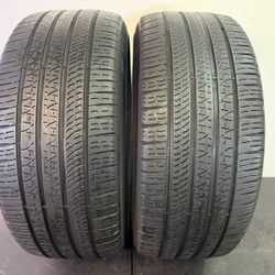 V825  245 40 20 99W   Pirelli Pzero  2 Used Tires 60% Life 