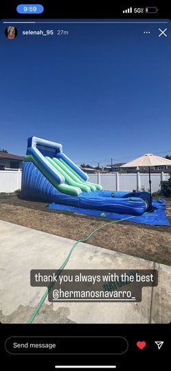 Double Waterslide For Sale