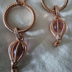 Pandora Rose Gold Hot Air Baloom Earrings
