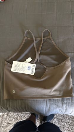 Lululemon wunder train high neck cross size 10