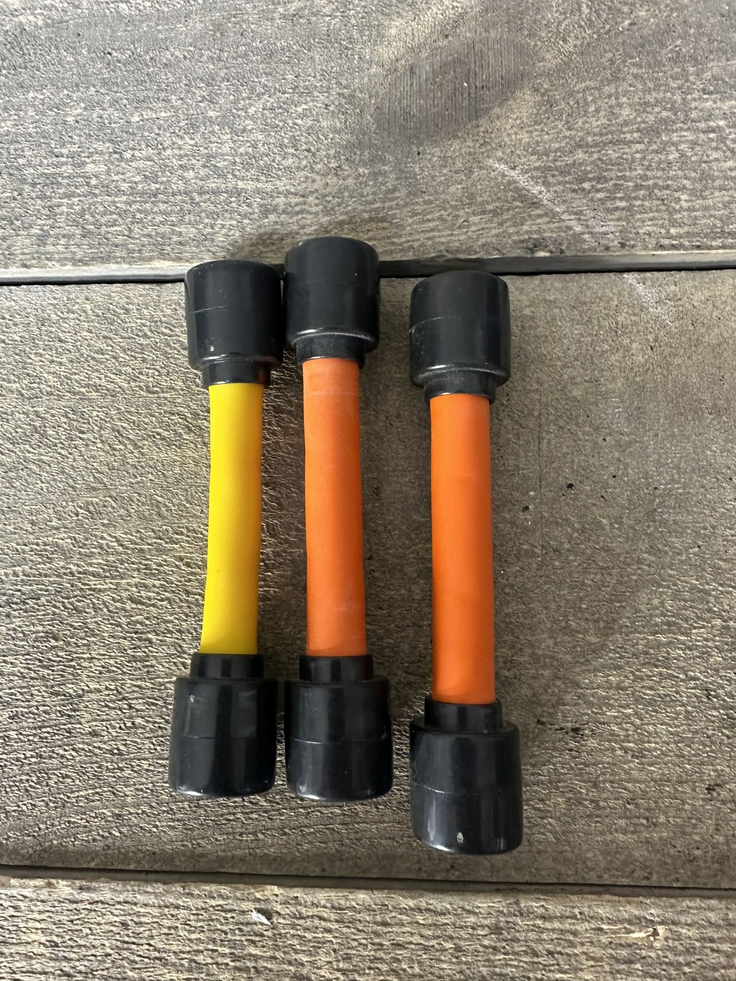 6 Second Abs Exercise Machine Original Yellow Orange Lot of 3 Bands Replacement