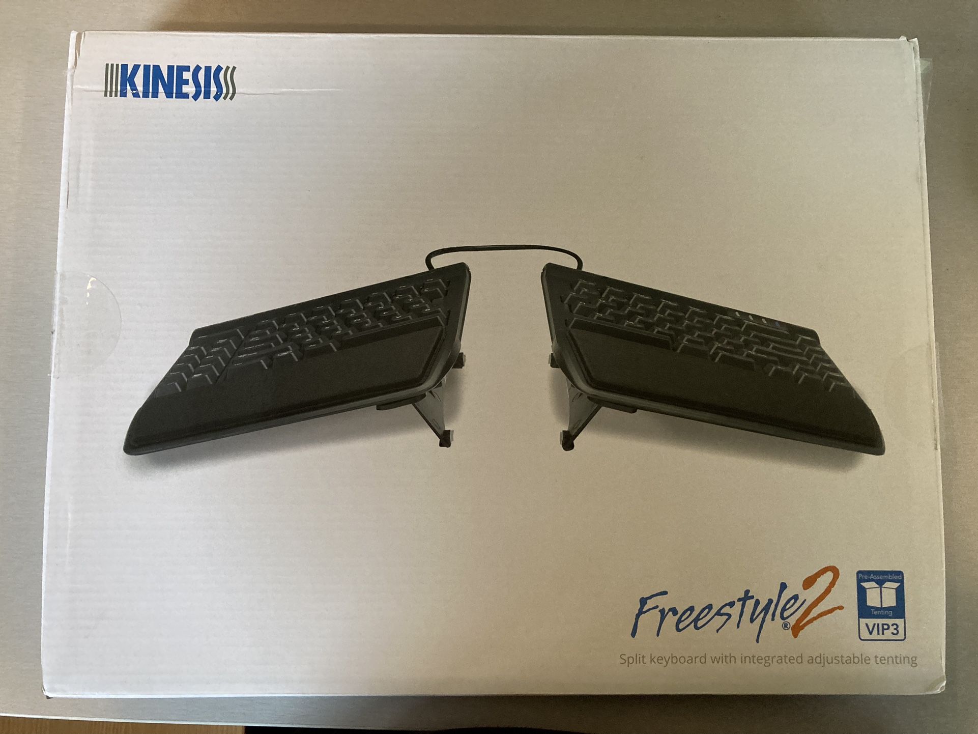 Kinesis Freestyle 2 VIP3 split ergonomic keyboard