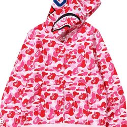 Bape Abc Pink Hoodie