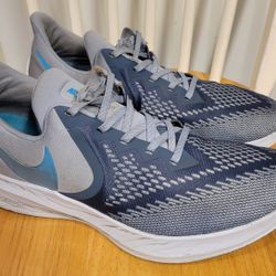 Mens Nike Zoom Winflo 6 Obsidian Mist Blue Athletic Running Sneakers Size 13