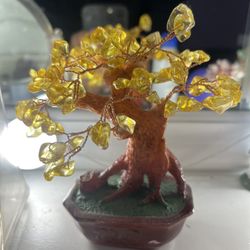 citrine crystal tree