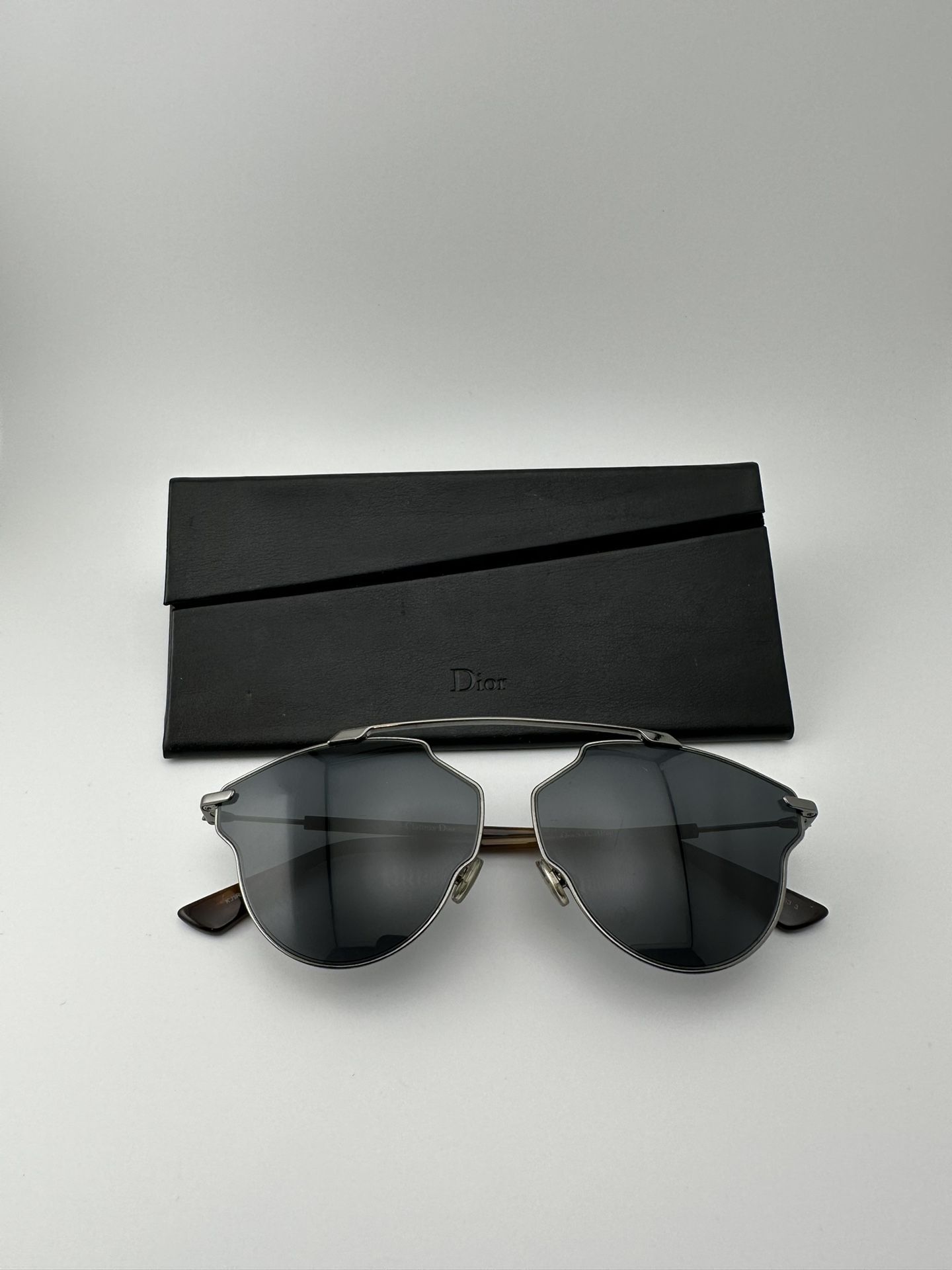 Christian Dior 'So Real Pop' Sunglasses in Silver Metal Christian Dior 'So Real Pop' Sunglasses in Silver Metal