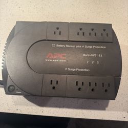 APC Battery Backup With Surge Protection 
