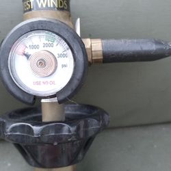 Helium regulator for filling balloons