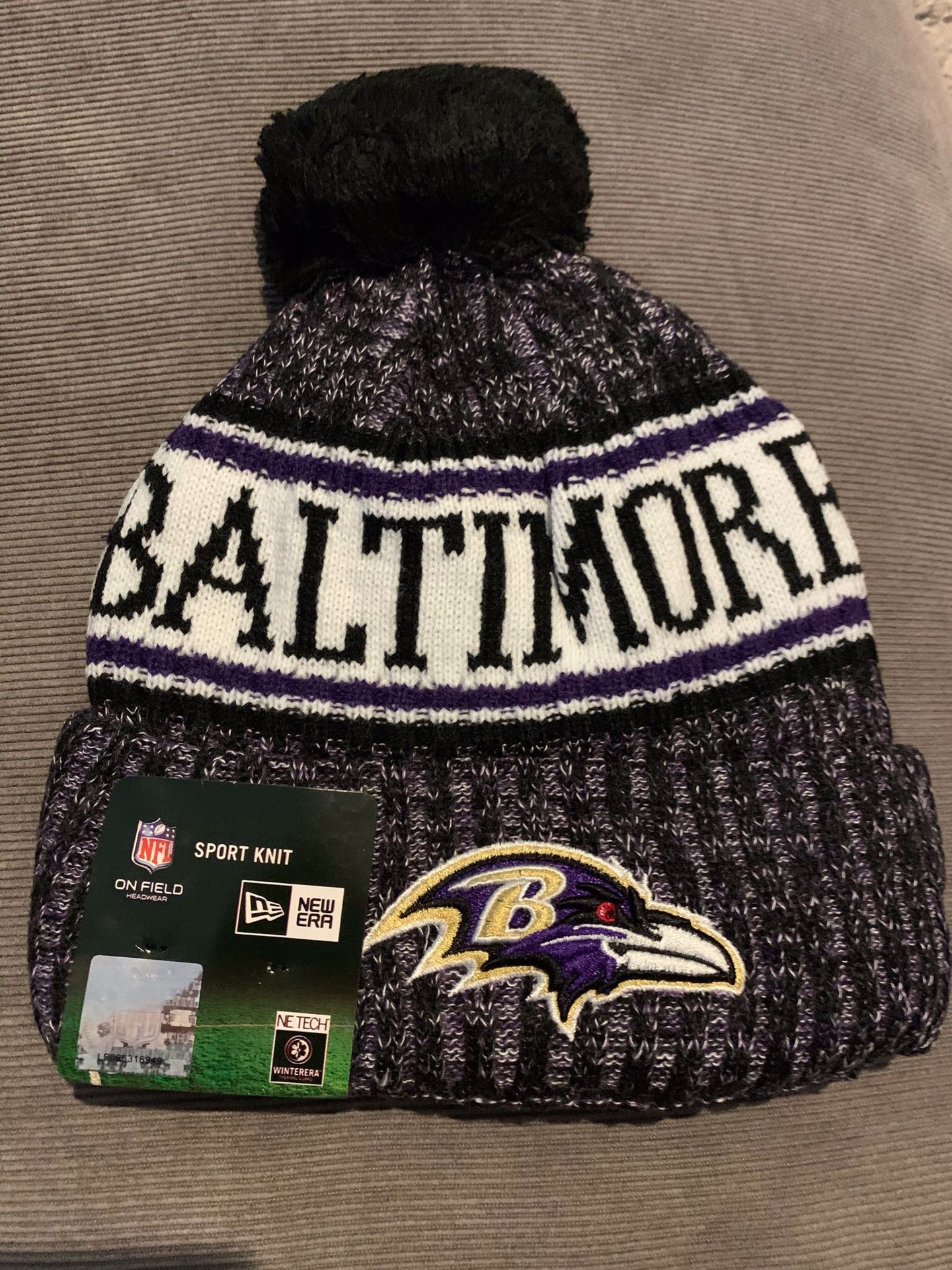 BALTIMORE RAVENS NFL NEW ERA BEANIE HAT BRAND NEW WITH TAGS