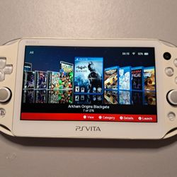 🔥 Sony PlayStation PS Vita PCH-2000 Glacier White - Loaded with Games 🔥
