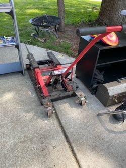 Motorcycle jack craftsman.