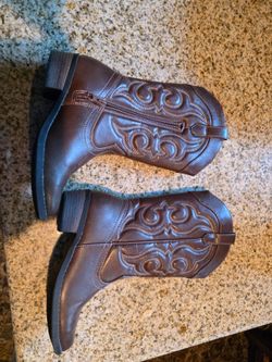 Kids cowboy boots boys girls size 1 brand Cat & jack